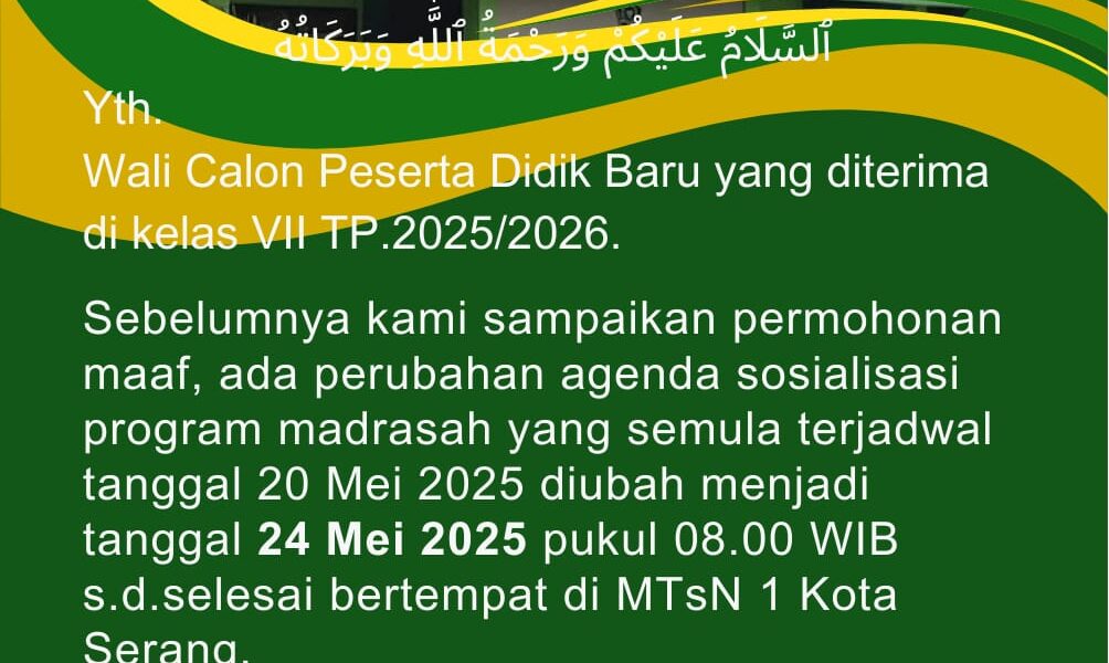 Perubahan agenda rapat