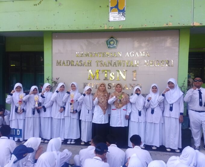 PMR MTsN 1 Kota Serang dalam ajang lomba PMR Madya TK. Provinsi Banten.