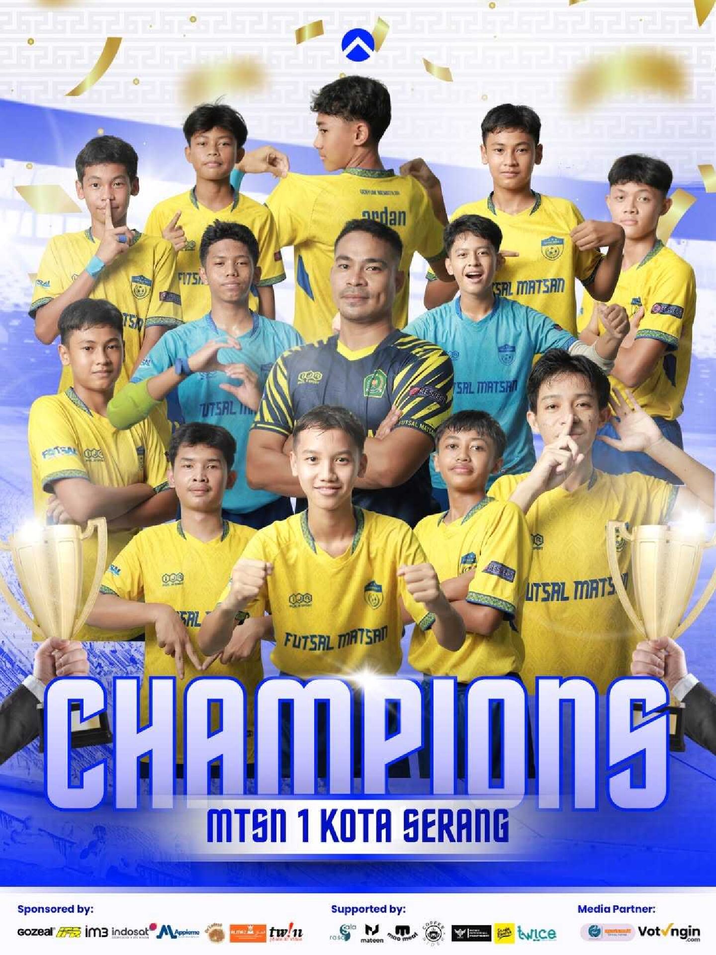 MTsN 1 Kota Serang Juara 1 Henotes Cup